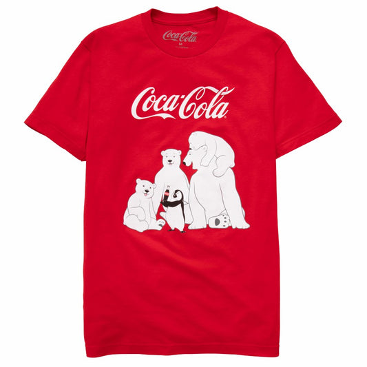Coca-Cola Store Polar Bear Family Unisex Tee