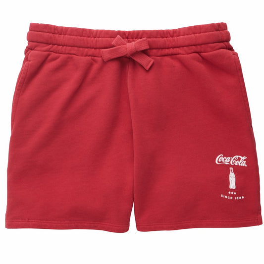 Coca-Cola Store Women's Red Fleece Shorts