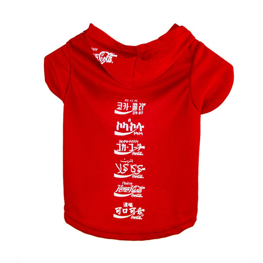 Coca-Cola Store Languages Pet Hoodie